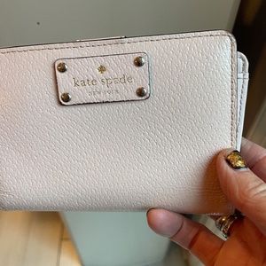 pink small Kate spade wallet